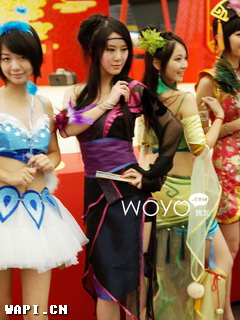 ChinaJoy中的国产美女25.JPG