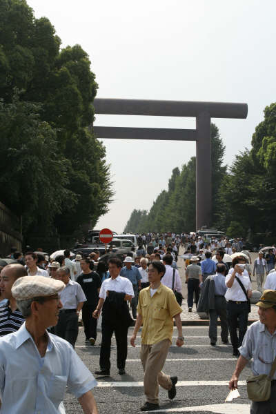 今天的靖国神社参拜（8-15）