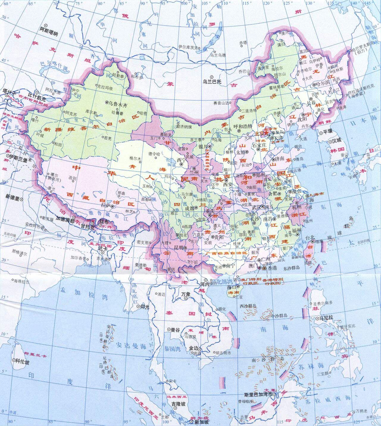 [贴图]传一张中国地图，也许会用得着