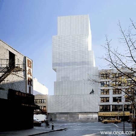 10. 设计师：Sanaa。由日本建筑师妹岛和世和西泽立卫共同设计的这座建筑像是不对称金属网格盒子的堆积 ...